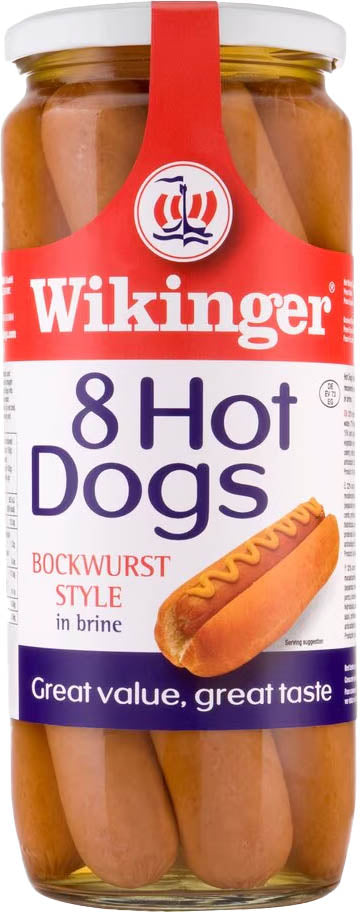 Wikinger Hot Dogs Glass Jar