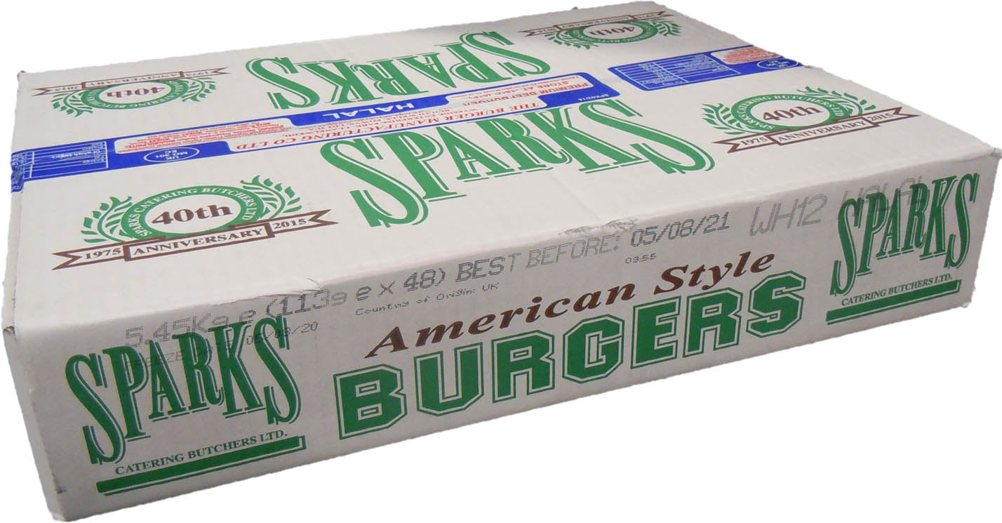 4oz Halal Sparks Burger