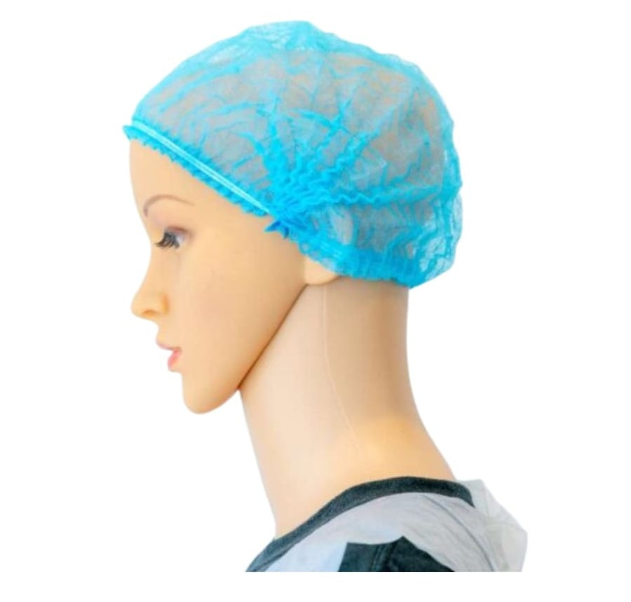 Blue Hair Nets/Mob Caps (100s)