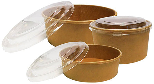Lids For 500/750/1000ml Bowls - PP Heat Resistant