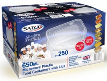 C650 Satco Microwave Containers