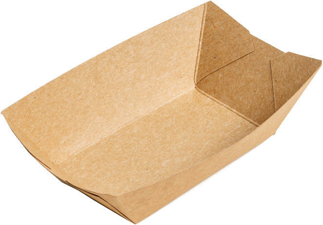 Large Kraft Tray 275/245 x 135/105 x 45mm