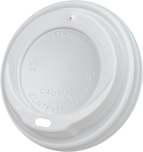 80mm 8oz White Sip Lids