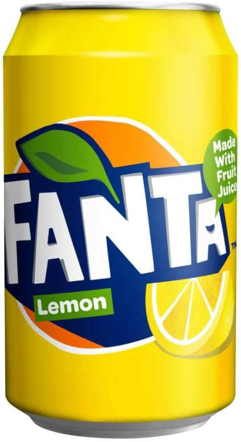 Fanta Lemon Cans