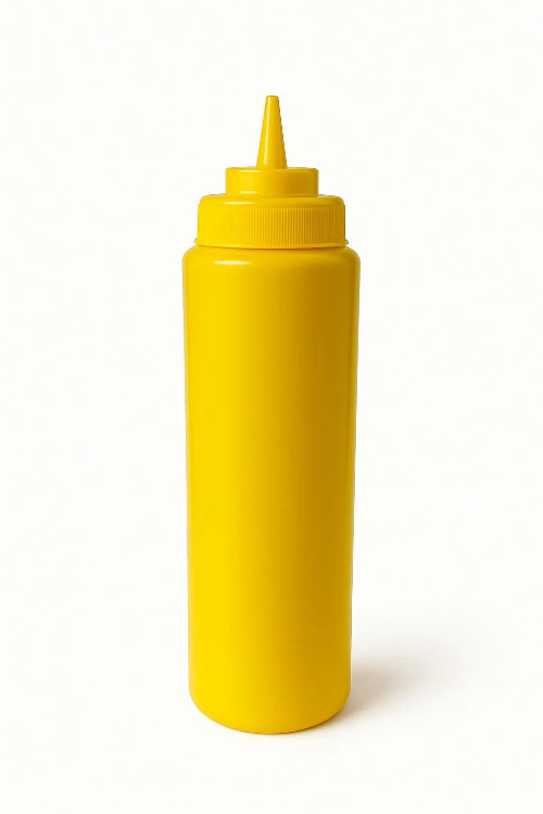 32oz Wide Mouth Sauce Bottle (Yellow)