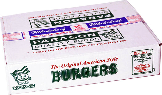 2oz Paragon Halal Wholebeef Burgers