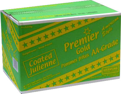 Premier Gold Coated Fries Julienne