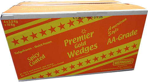 Premier Gold Coated Potato Wedges