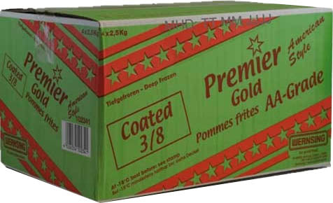 Premier Gold Coated Chips 3/8
