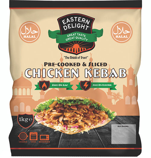 Eastern Delight Semi Cooked Chicken Doner Meat