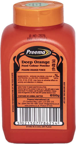 Orange Food Colour