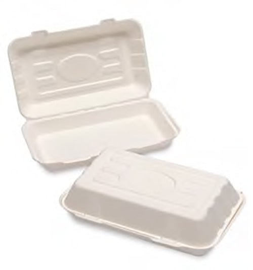 Bagasse F+C Box Medium (10"x6"x2.5")