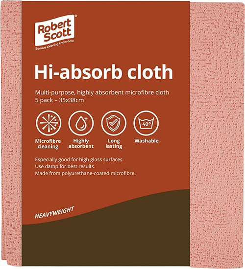 Hi-absorb Microfibre Cloth (Red)