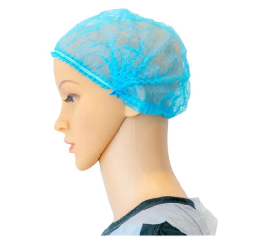Blue Hair Nets/Mob Caps (100s)