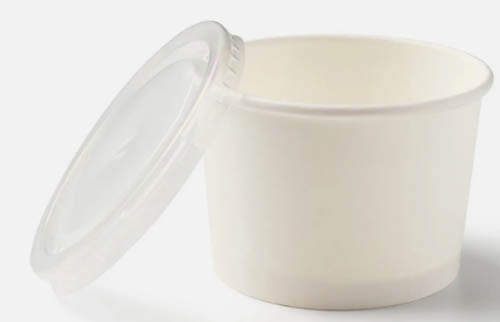 7oz Round Paper Containers & Lids