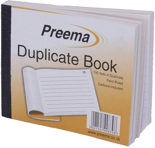 Preema Duplicate Books 4″x5″