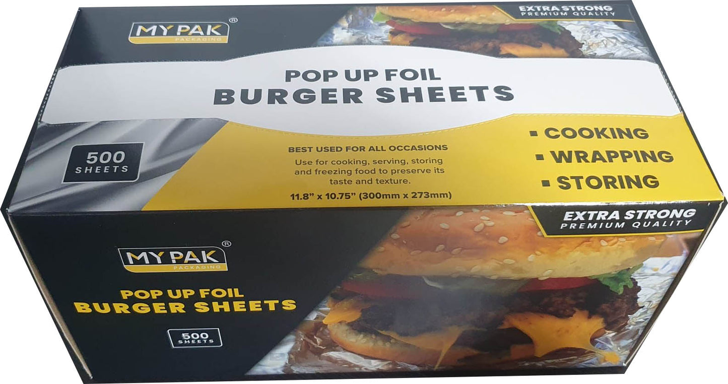 Pop-Up Foil Burger Sheets