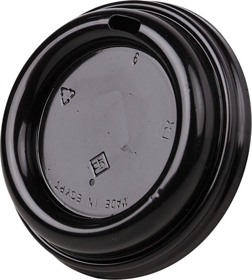 90mm 10oz/12oz/16oz Black Sip Lids