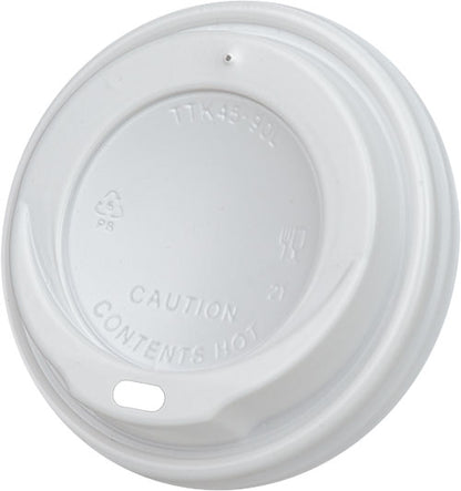80mm 8oz White Sip Lids