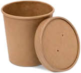 8oz Soup Cup + Lids