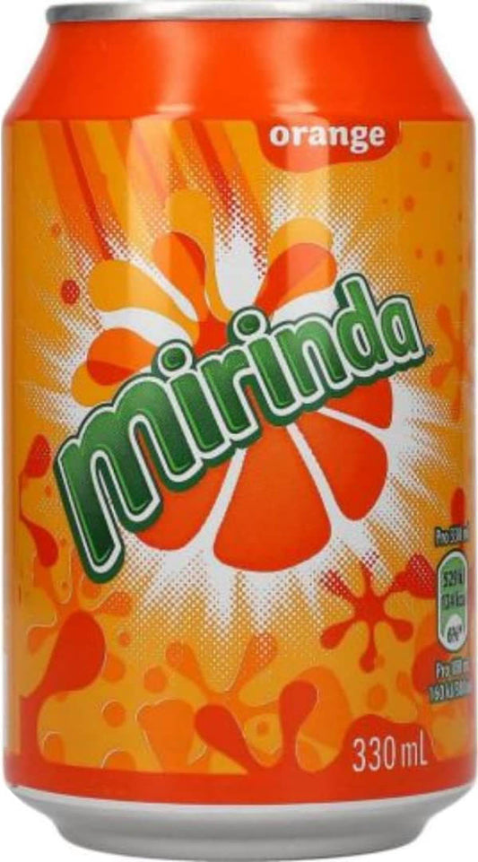 Mirinda Orange Cans