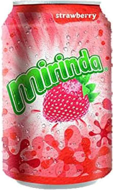 Mirinda Strawberry Cans