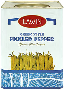 Greek Pickled Chillies (Tin)
