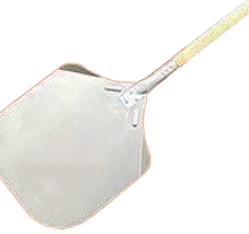 Winged Aluminium Pizza Shovel 12'' Length 35''