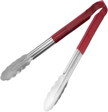 12" Colour Coded Tongs (Red)