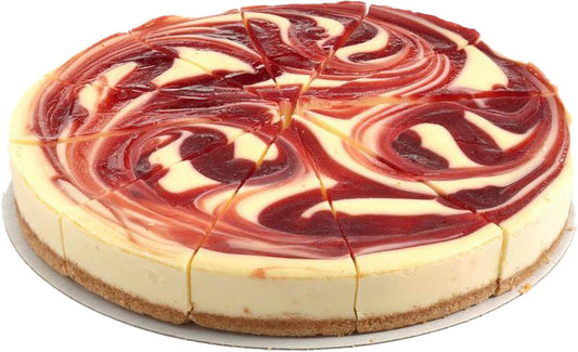 Strawberry Swirl Cheesecake
