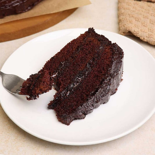 Luxury Chocolate Fudge Cake Pre-Cut