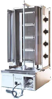 Easy Cut 4 Burner Kebab Machine With Electric Knife