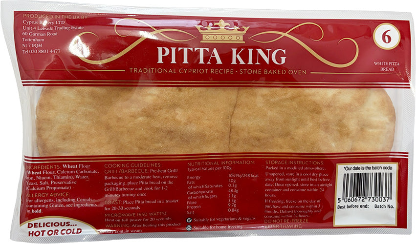 Pitta King Long Life Pitta Bread (Small)