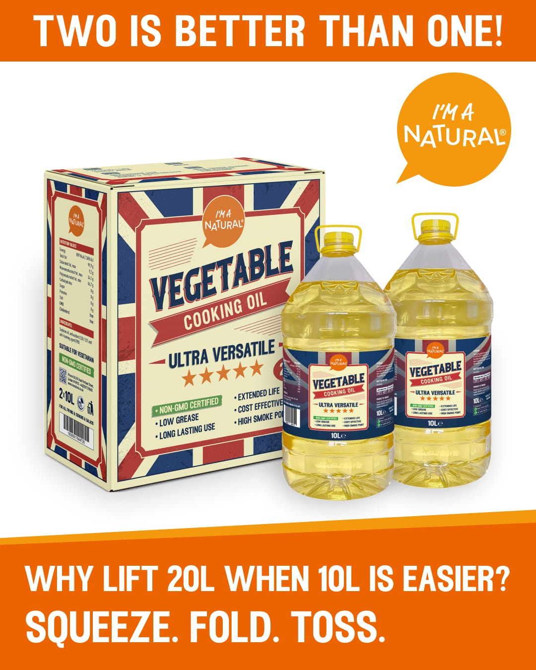 Vegetable Oil 2x10l